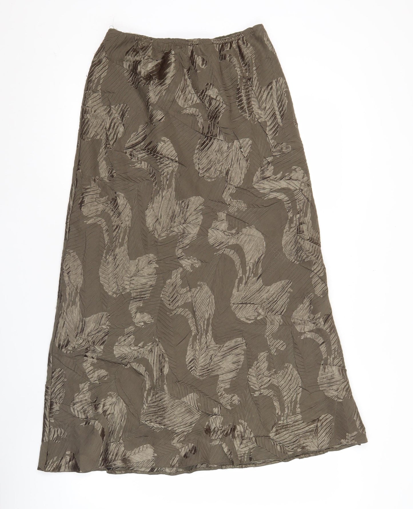Roman Originals Women’s Brown A-Line Knee Length Skirt Size 10