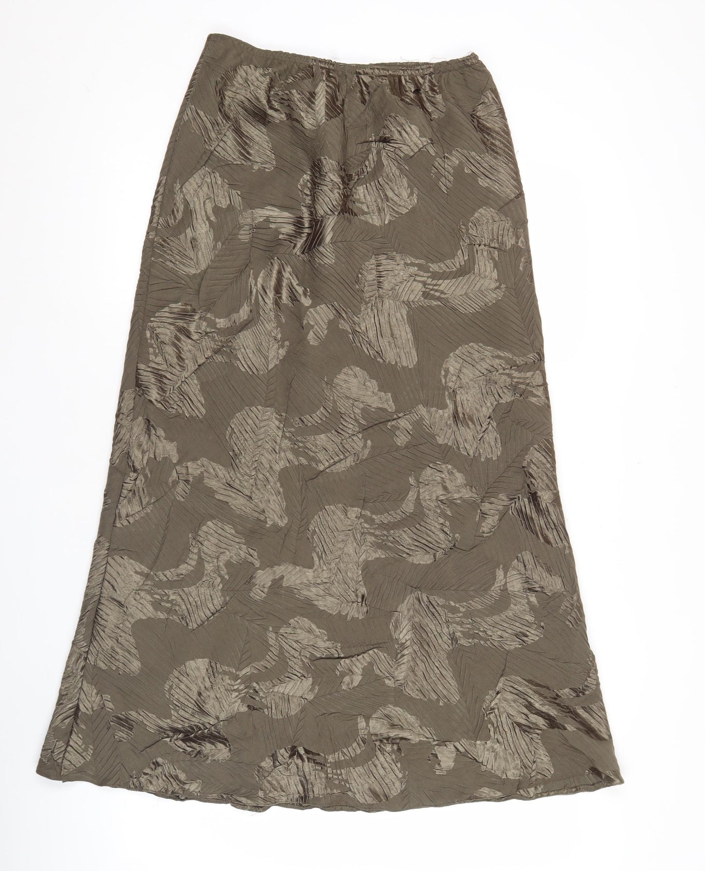 Roman Originals Women’s Brown A-Line Knee Length Skirt Size 10