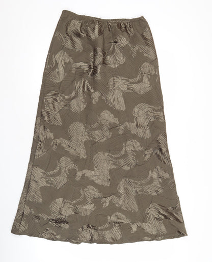 Roman Originals Women’s Brown A-Line Knee Length Skirt Size 10