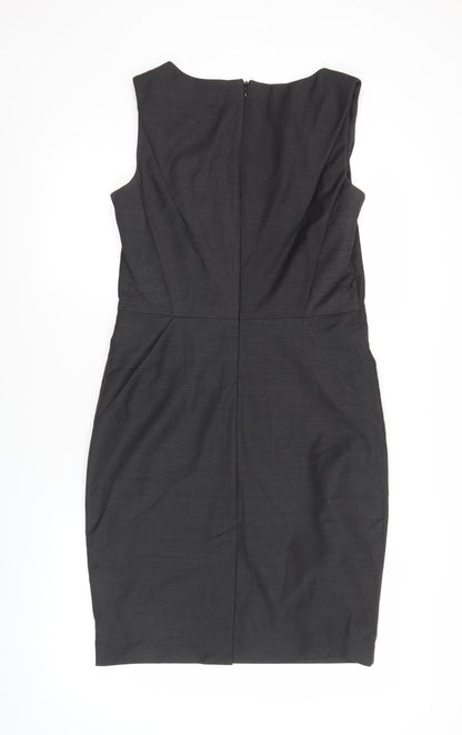 Next Women’s Black Sleeveless Sheath Dress Size 10 Workwear