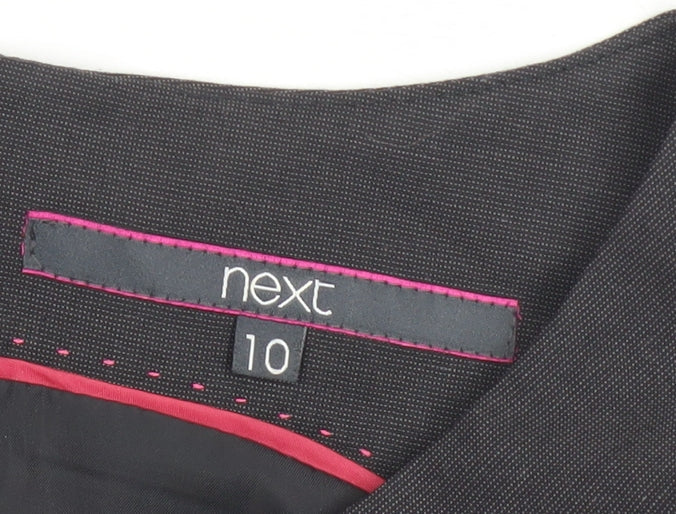 Next Women’s Black Sleeveless Sheath Dress Size 10 Workwear