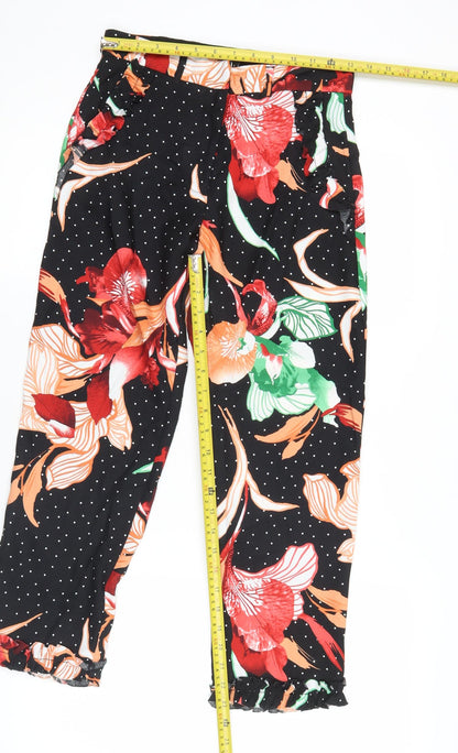 River Island Women’s Multicoloured Floral Jogger Trousers Size 6