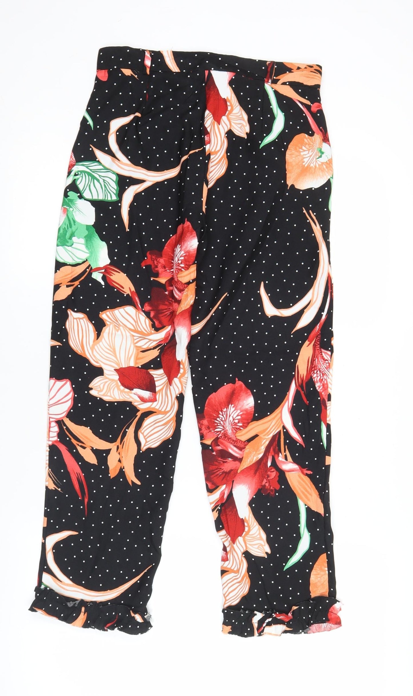 River Island Women’s Multicoloured Floral Jogger Trousers Size 6