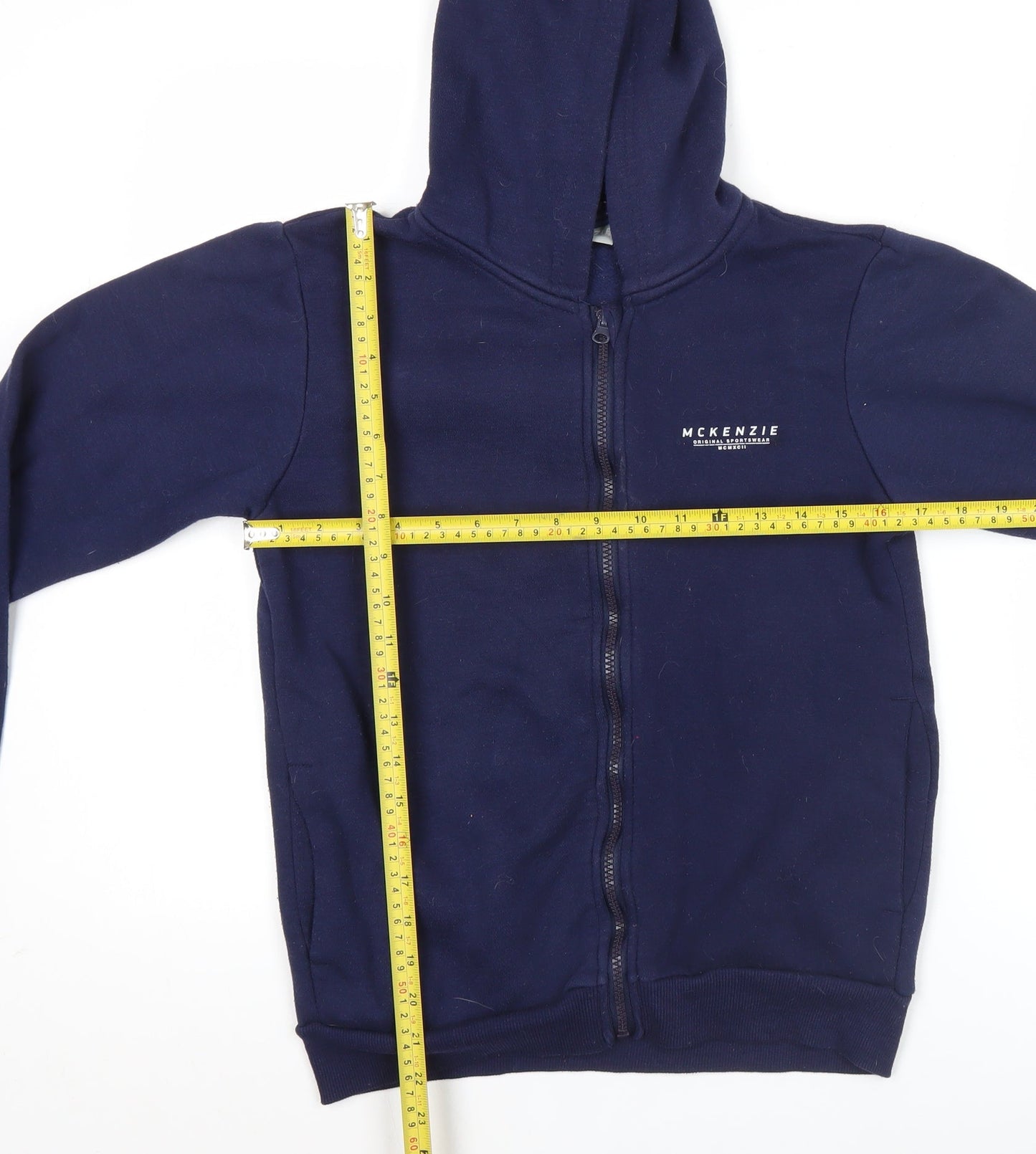 Boys UK Size 13-15 Years McKenzie Blue Full Zip Hoodie