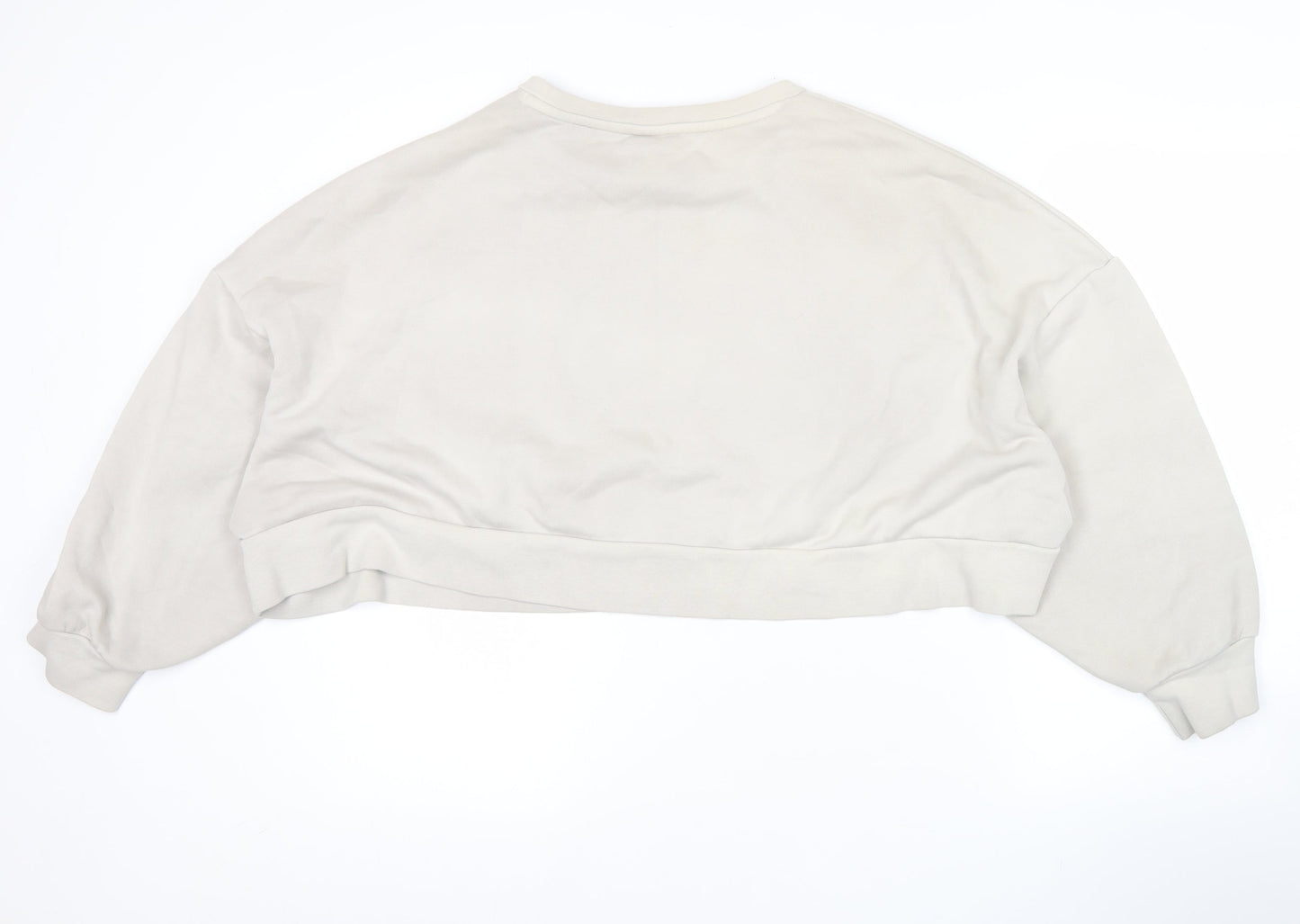 Puma Women’s Beige XL Pullover Sweatshirt Crew Neck Casual Sportswear