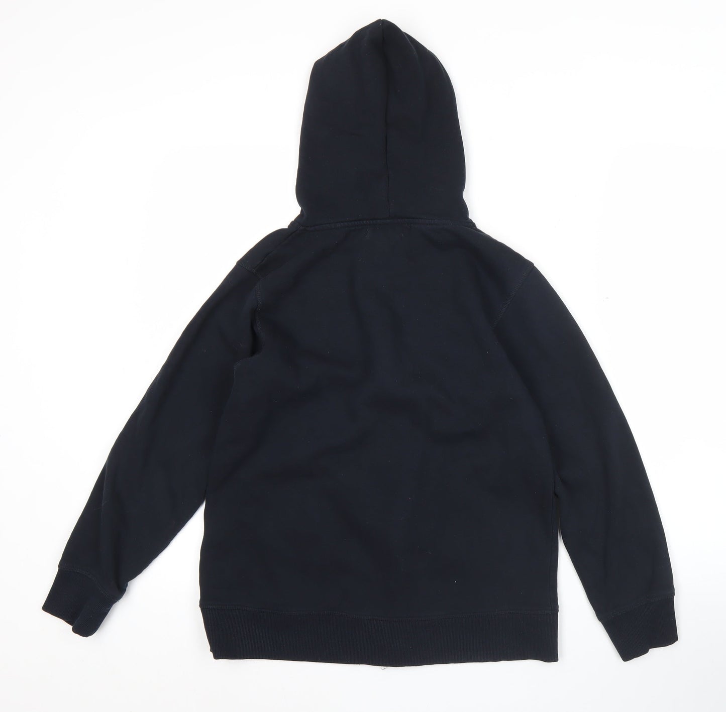 French Connection Girls Black Full Zip Hoodie 13-14Y Cotton Blend