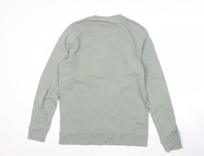 Mens UK Size M JACK & JONES Green Pullover Sweatshirt