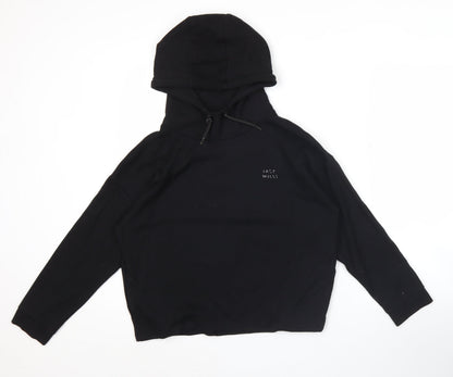 Womens UK Size 6 Jack Wills Black Pullover Hoodie