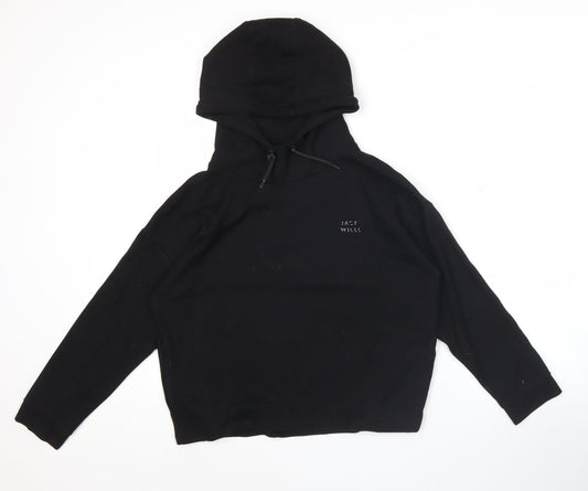 Womens UK Size 6 Jack Wills Black Pullover Hoodie