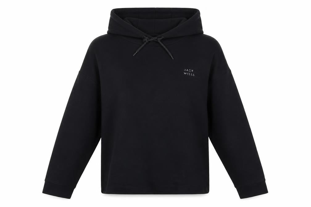 Womens UK Size 6 Jack Wills Black Pullover Hoodie