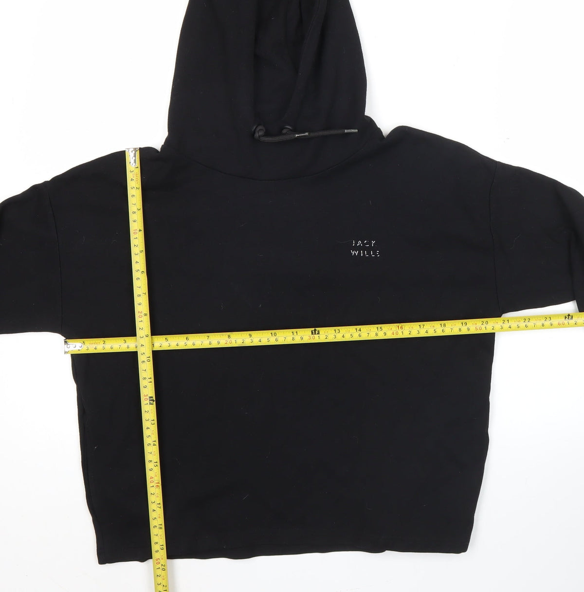 Womens UK Size 6 Jack Wills Black Pullover Hoodie