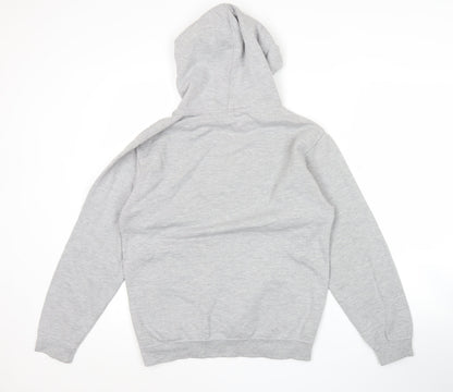 Audere Couture Men's Grey Small Pullover Hoodie with Logo
