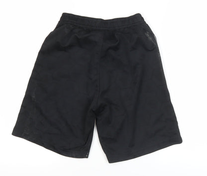 Adidas Mens Black Small Athletic Sports Shorts Training Running