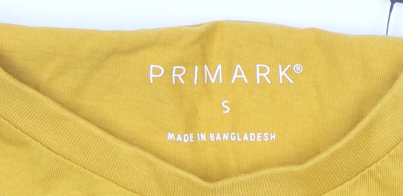 Primark Men's Yellow Seattle Washington Graphic T-Shirt Size S