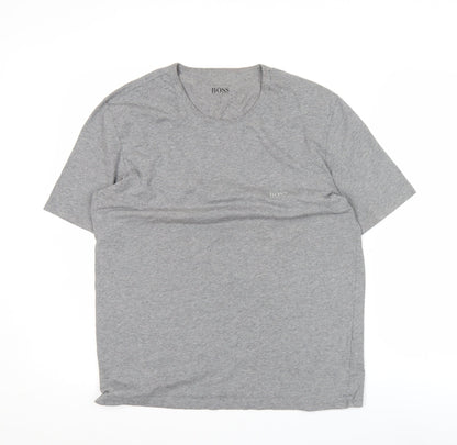 Mens UK Size L HUGO BOSS Grey  T-Shirt