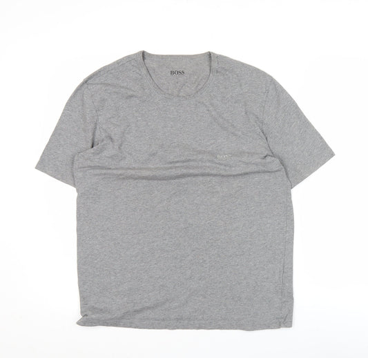 Mens UK Size L HUGO BOSS Grey  T-Shirt