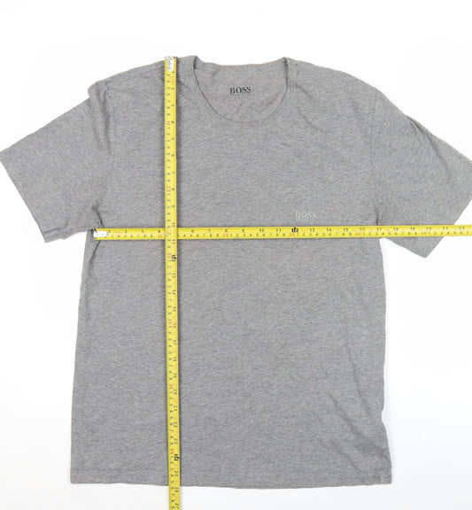 Mens UK Size L HUGO BOSS Grey  T-Shirt