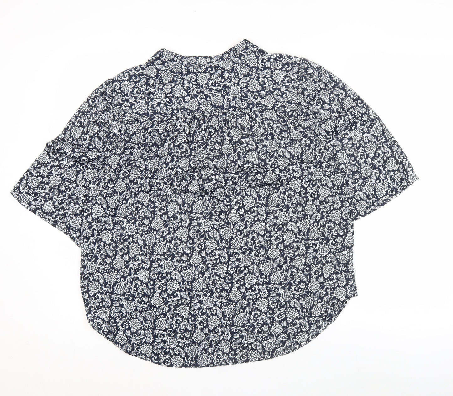 Marks and Spencer Women’s Blue Floral Tunic Blouse Size 12