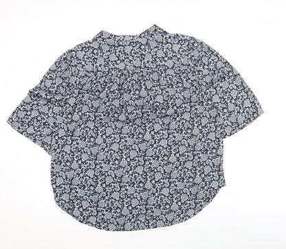 Marks and Spencer Women’s Blue Floral Tunic Blouse Size 12