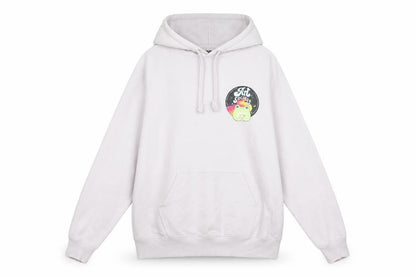 Neutral Women’s Light Purple Hoodie Small Cotton Pullover Art Print