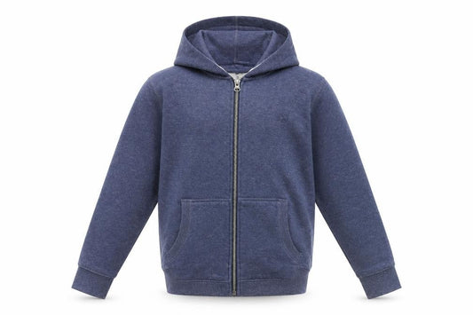 Next Boys Blue Full Zip Hoodie Age 9 Years Cotton Blend Casual
