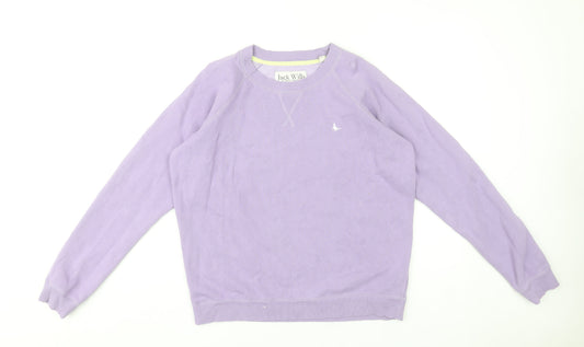 Womens UK Size 10 Jack Wills Purple Pullover Sweatshirt
