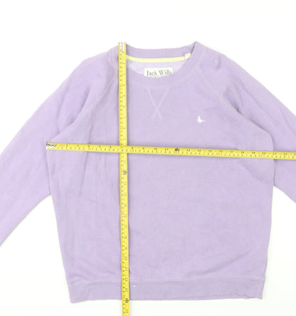 Womens UK Size 10 Jack Wills Purple Pullover Sweatshirt