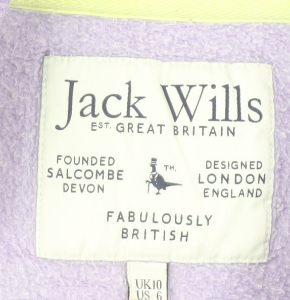 Womens UK Size 10 Jack Wills Purple Pullover Sweatshirt