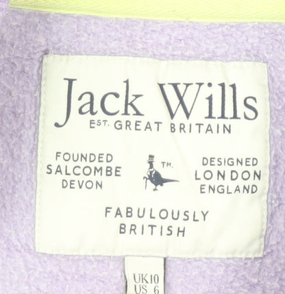 Womens UK Size 10 Jack Wills Purple Pullover Sweatshirt