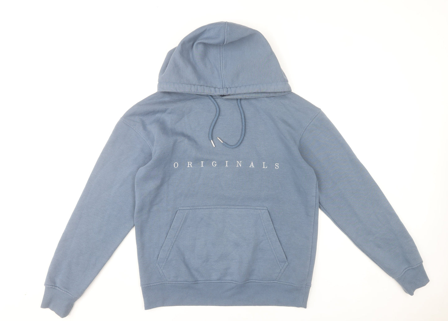 Mens UK Size M JACK & JONES Blue Pullover Hoodie