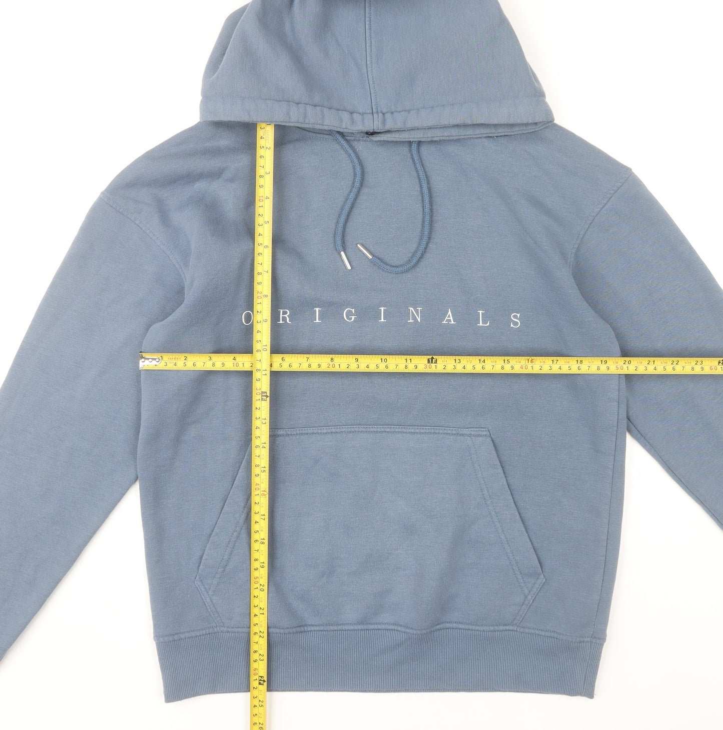 Mens UK Size M JACK & JONES Blue Pullover Hoodie