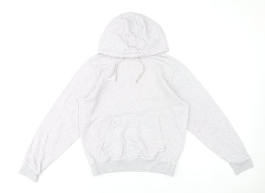 Nike Women’s Grey Small Pullover Hoodie Cotton Blend