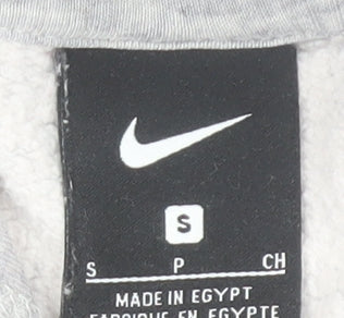 Nike Women’s Grey Small Pullover Hoodie Cotton Blend