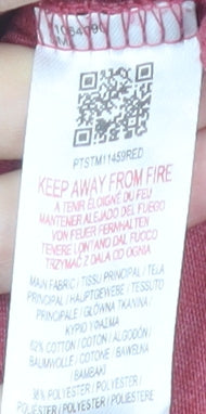 Peter Storm Men’s Red Polo Shirt Size S Cotton Blend Casual