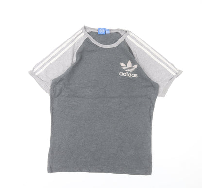 Mens UK Size S adidas Grey  T-Shirt