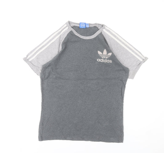 Mens UK Size S adidas Grey  T-Shirt