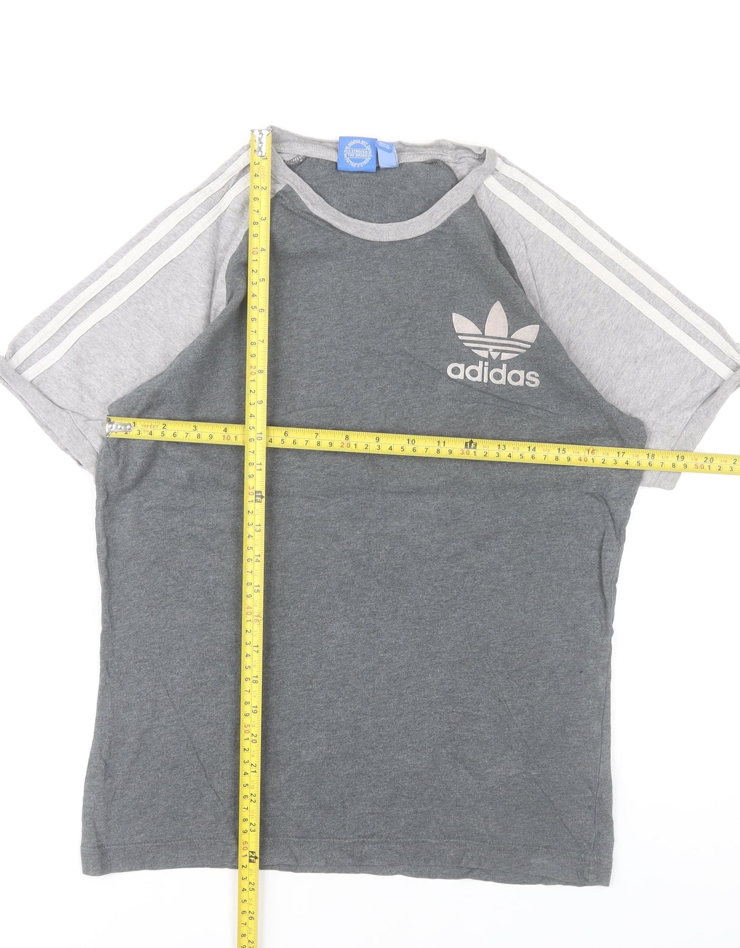 Mens UK Size S adidas Grey  T-Shirt