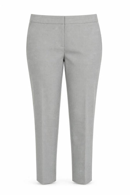 Womens UK Size 14 Jaeger Regular Fit Dress Pants Grey Trousers