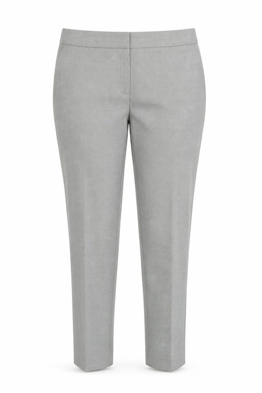 Womens UK Size 14 Jaeger Regular Fit Dress Pants Grey Trousers