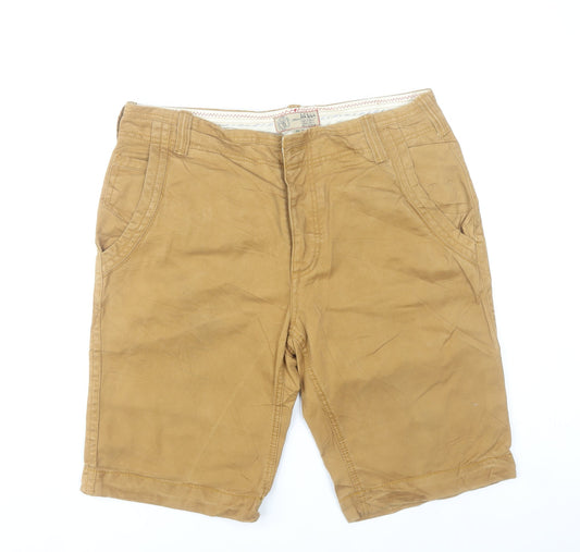 Fat Face Men’s Beige Chino Shorts Size 34 Regular Fit Casual