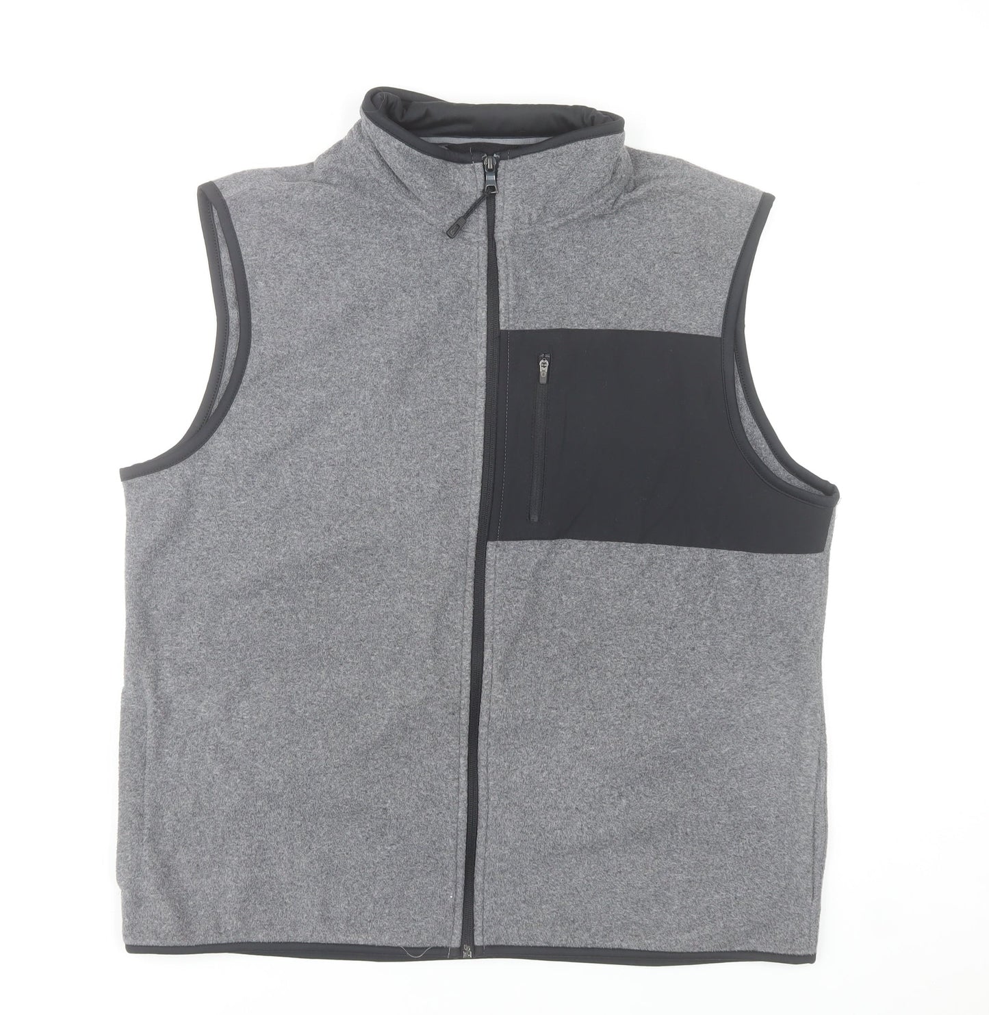 Marks and Spencer Men's Grey Fleece Bodywarmer Waistcoat L 41-43"