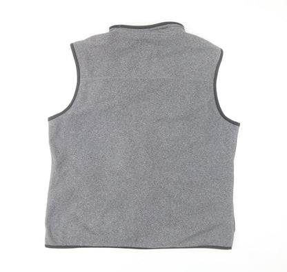 Marks and Spencer Men's Grey Fleece Bodywarmer Waistcoat L 41-43"