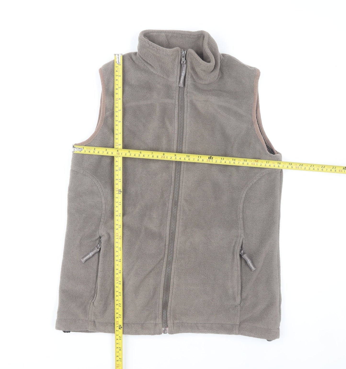 Jack Murphy Mens Grey Fleece Bodywarmer Waistcoat Size S Outdoor Hiking