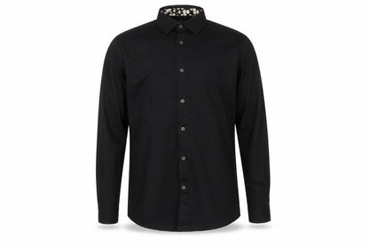 Silver Eight Men's Black M Long Sleeve Button-Up Shirt