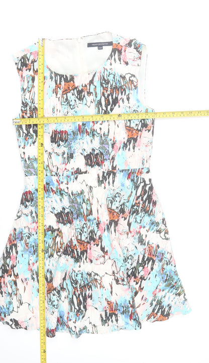 French Connection Women’s Multicoloured Size 10 Fit & Flare Dress