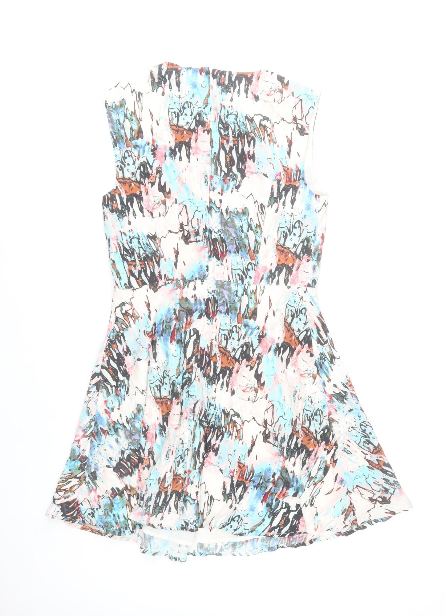 French Connection Women’s Multicoloured Size 10 Fit & Flare Dress