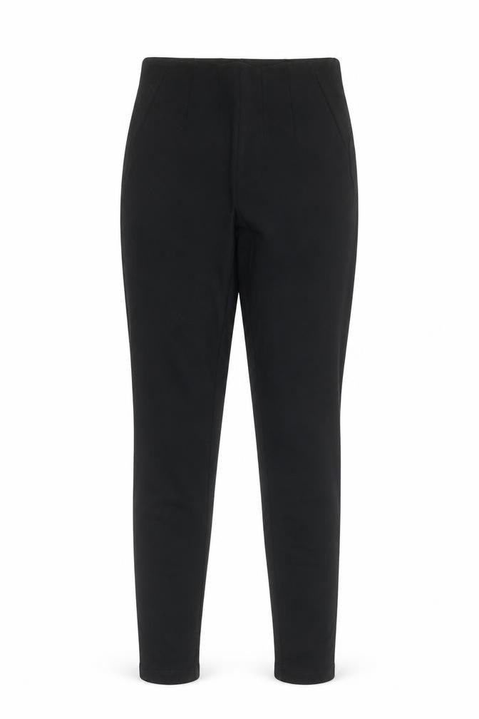 MNG Womens Black Leggings Size 8 Viscose Blend Stretch Mid Rise
