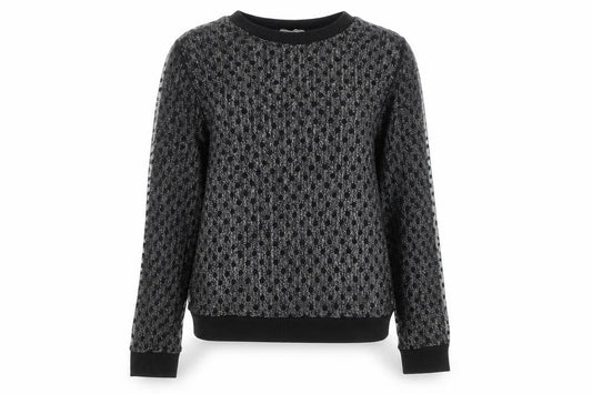 Zara Women Black Sheer Long Sleeve Mesh Blouse Top Size S