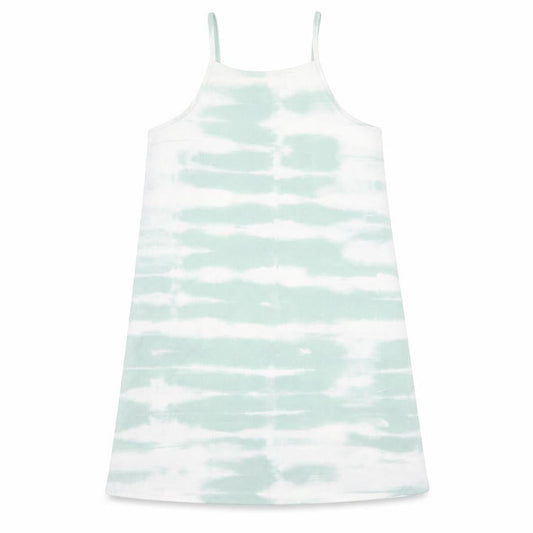H&M Girls Green Tie Dye Tank Dress 11 Years Sleeveless Summer Casual