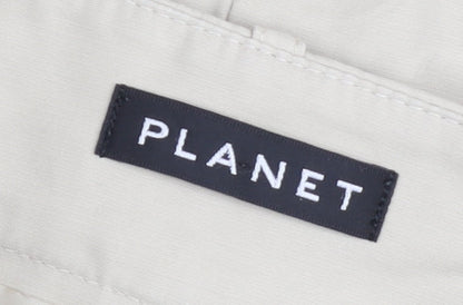 Planet Women’s Beige Pencil Skirt Size 10 Cotton Stretch Workwear